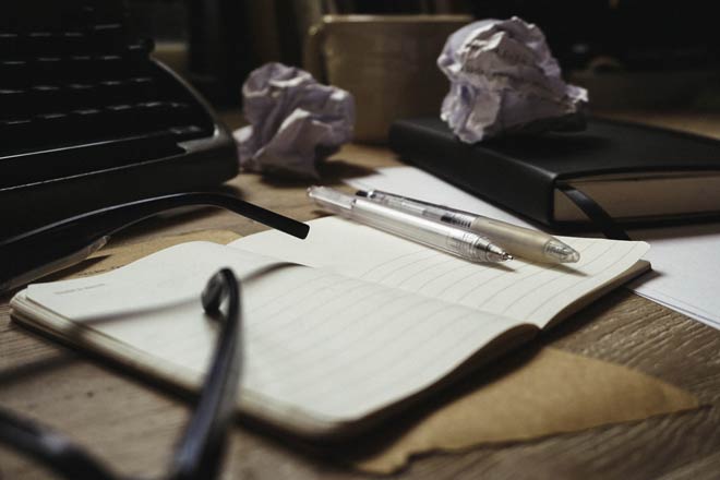Typical Writing Image